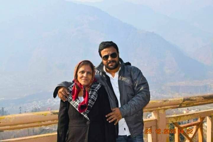 Kalpana with her son Ajju