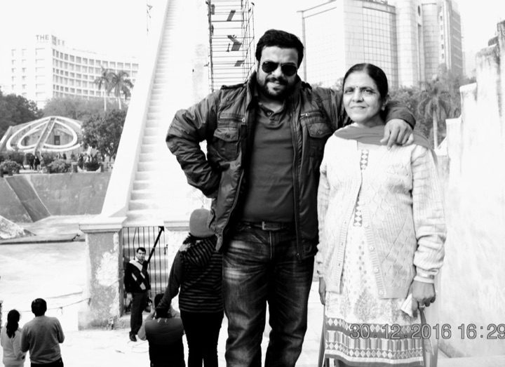 Kalpana with her son Ajju
