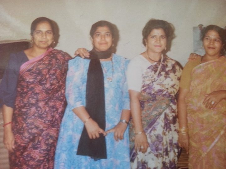 Kalpana with her sisters